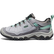 KEEN Targhee IV Waterproof Hiking Shoes for Women - Alloy/Granite Green - 10M