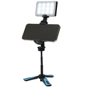 Pictar Telescopic Phone Tripod Stand, Adjustable Aluminum Dual-Tube Design, Compact Black, MW-PT-TMT MT 15