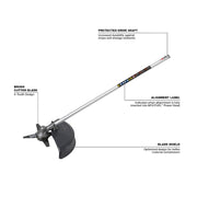 Milwaukee 49-16-2738 Quik-Lok Brush Cutter Attachment