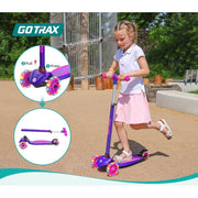 Gotrax KS1 Kids Kick Scooter, Purple