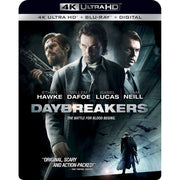 Lionsgate Daybreakers 4K UHD Blu-ray Movie, Horror, Standard Edition, 2 Discs, English and Spanish Subtitles, A056575