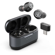 JLab Epic Lab Edition True Wireless Earbuds, Hybrid Dual Drivers, Smart Active Noise Canceling, Bluetooth 5.3, IP55 Sweat Resistant, 56+ Hours Playtime, Black, IEUEBELABRBLK82