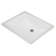 Gerber Plumbing 5015 412 FD SET Logan Square Petite Undercounter Lav, White