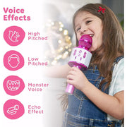 Move2Play Kids Karaoke Microphone - Bluetooth & Pre-Loaded Songs