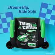 Graco TurboBooster 2.0 Backless Booster Seat with ProtectPlus Engineering, Height-Adjustable Armrests, Hide-Away Cup Holders, Machine-Washable Pad, Green