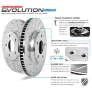 Power Stop (K5828) Z23 Evolution Sport Brake Kit, Front and Rear