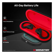 Monster 2MNTW0395R0L2 DNA Fit ANC True Wireless Bluetooth Earbuds, Black