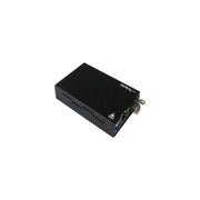 StarTech Gigabit Ethernet Copper-to-Fiber Media Converter, Singlemode LC, 10 km, 1 Gbps, SFP Transceiver Included, Black, ET91000SM10