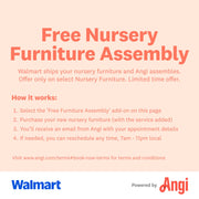 Delta Children Noah Upholstered Swivel Glider with Stain-Resistant LiveSmart Fabric, Almond, GREENGUARD Gold Certified