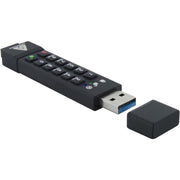 Apricorn Aegis Secure Key 3z USB Flash Drive, 64GB, 256-bit AES XTS Hardware Encryption, FIPS 140-2 Level 3 Validated, Rugged Aluminum Housing, IP57 Water and Dust Resistant