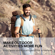 Monster Neckband Bluetooth Speaker, Wireless Wearable Speaker with True 3D Stereo Sound, 12H Playtime, IPX7 Waterproof, Hands-Free Calling, MS31901