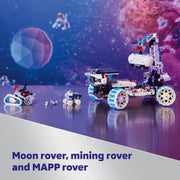 LEGO Technic Lunar Outpost Moon Rover Space Vehicle, 1,082 Pieces, Multicolor, 42211