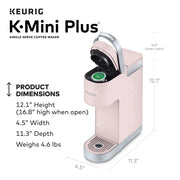Keurig K-Mini Pod Coffee Maker, Dusty Rose