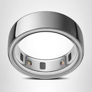 Oura Ring 4 Smart Ring with Advanced Smart Sensing Technology, Silver, Size 14, All-Titanium, JZ90-54217-14