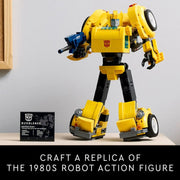 LEGO 6471393 Icons Transformers Bumblebee Collectible Building Set 10338