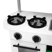 Delta KT86593GN-1652 Children Deluxe Modern Toy Kitchen Playset White