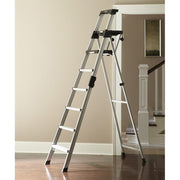 Cosco 2081AABLD 8 Ft. Signature Series Aluminum Folding Step Ladder 300 Lb. Type IA (12 Ft. Max Reach)