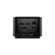 HP Thunderbolt Dock 120W G4, Universal USB-C, Thunderbolt 4, 4K Display Support, 5 USB Ports, HDMI, RJ-45 Ethernet, Black