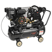 KFFKFF V-0.25/8 Gas Air Compressor with 7HP Engine, 13.2 Gallon Horizontal Tank