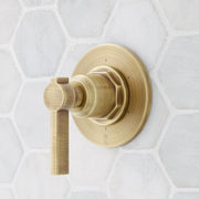 Signature Hardware 485517 948901-LV Greyfield 6 Function Diverter Valve Trim, Aged Brass