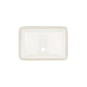 Signature Hardware 447959 Myers 21 Inch Vitreous China Undermount Bathroom Sink Glazed Underside