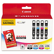 Canon 4546B007, CLI-226 Color Combo Pack Ink Cartridge
