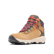 Columbia Newton Wander Women's Waterproof Hiking Shoes, Elk Sunset Red, 9 Wide, Suede, 2125532