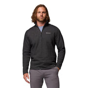 Columbia Great Hart Mountain III Half Zip Fleece Pullover, Black Heather, 4X Tall, 1625233