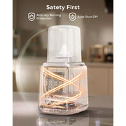 Rupoun 8 in 1 Baby Bottle Warmer, Portable Fast Heating with Timer, Temperature Control, White