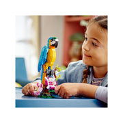 LEGO 6425613 Creator 3 in 1 Exotic Parrot to Frog to Fish Animal Figures Building Toy