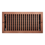 Signature Hardware Modern Steel Oversized Wall Register with Removable Louvers, Oil Rubbed Bronze, 6 in x 12 in, 954032-OVW-612