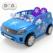 Disney 12V Frozen Battery Powered Ride-On Vehicle with Remote Control, Blue, Ages 3-5, Up to 5 MPH