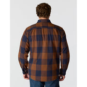 Carhartt Men's Loose Fit Heavyweight Flannel Long-Sleeve Plaid Shirt, Red Duck, Medium, 107013-RDK