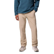 Columbia Roc Tech Chino Pant Men's Casual Pants, Omni-Shield Water Repellent, Stretch Waistband, Ancient Fossil, 36W x 34L, Straight Leg, Mid Rise, 214215