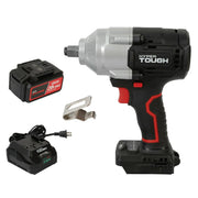 Hyper Tough 80286 20V Max Brushless 1/2-inch Mid-Torque Cordless Impact Wrench with 4.0Ah Lithium-Ion Battery and Charger