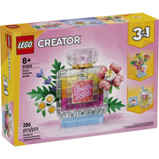 LEGO Creator 3 in 1 Floral Decor Perfume Bottle Building Toy for Kids Ages 8+, 3 Building Options, 286 Pieces, 31383