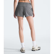 The North Face Women's Aphrodite Athletic Shorts, Mid Rise, Quick Dry, Stretch Herringbone Fabric, Smoked Pearl, Large NF0A86YK0UZ