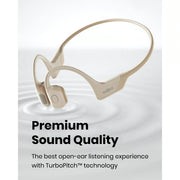 Shokz S810 Open Ear Bluetooth Headphones for Sports with Cooling Wristband, Beige