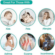 MONIA WBS1211BT 100% Waterproof Mattress Protector Twin Size Premium Viscose from Bamboo 3D Air Cooling Mattress Cover, Twin