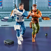 Hasbro Marvel Legends Gamerverse Punisher & Nick Fury 6-Inch Action Figure 2-Pack, Retro Vintage-Inspired, Gaming Accessories Included, G1871