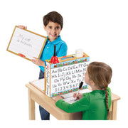 Melissa & Doug 8514 School Time! Classroom Play Set Game - Be Teacher or Student pretend