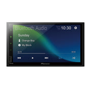 Pioneer DMH-140BT Double DIN Car Stereo, 7 in Capacitive Touchscreen, WSVGA Display, Bluetooth Hands-Free Calling, Audio Streaming, Backup Camera Ready