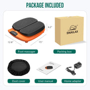 Snailax Foot Massager with Heat and Vibration, Wireless Remote, Fits Up to Size 13, WMK68