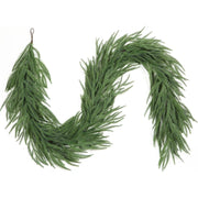 Alupssuc 9FT Real Touch PE Christmas Garland, Full and Lifelike Holiday Decoration for Indoor & Outdoor Use, Christmas Tree