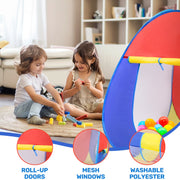 JoyStone JS03 Kids Play Tent Jungle Gym, Pop Up Tents & Play Tunnel for Toddlers, 3-Piece