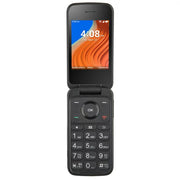 TCL STALT408DC16V2PWP Flip 2 2.8'' 4G LTE 8GB 16GB Storage Straight Talk Prepaid Feature Phone, Black