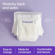Freestyle FWDPRS3CT56 Hyper Absorbent Ultra Soft Baby Diapers Size 3 56 Count