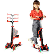 Lifemaster Kids Scooter Foldable Seat LED Wheel Lights