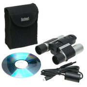 Bushnell 11-1025 ImageView 10x25 Binoculars with Integrated Digital Camera, Silver and Black, Compact Design