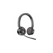 Poly Savi 7300 Office Wireless Headset, DECT 6.0, Noise Cancelling Microphone, Binaural Over-the-Head, Black, 7S435AA#ABA
